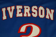 Maillot basket rétro Sixers Philadelphie N°3 Iverson NBA