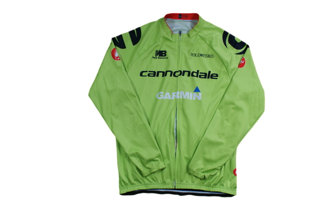 Veste vélo vintage New Balance Cannondale Castelli Holowesko Garmin