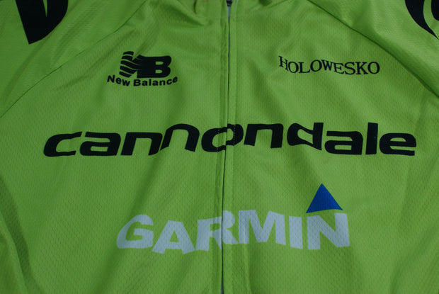 Veste vélo vintage New Balance Cannondale Castelli Holowesko Garmin