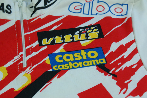 Maillot vélo rétro Gitane Super U Castorama