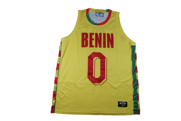 Maillot basket rétro Bénin N°0 Mizizi