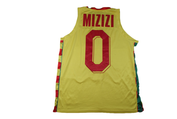 Maillot basket rétro Bénin N°0 Mizizi
