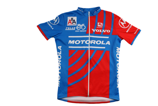 Maillot vélo vintage Giordana Motorola American Airlines Eddy Merckx Polar Volvo