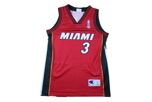 Maillot basket rétro Heat Miami N°3 Wade NBA