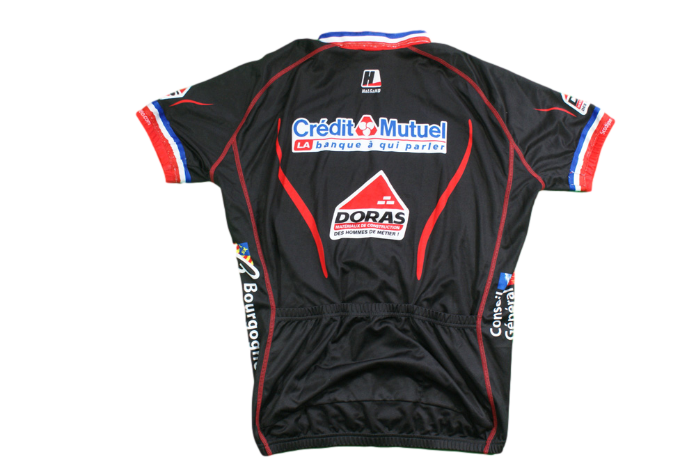 Maillot vélo rétro Halgand Crédit Mutuel Eiffage Doras Skoda Maggioni