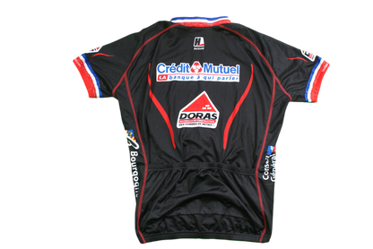 Maillot vélo rétro Halgand Crédit Mutuel Eiffage Doras Skoda Maggioni