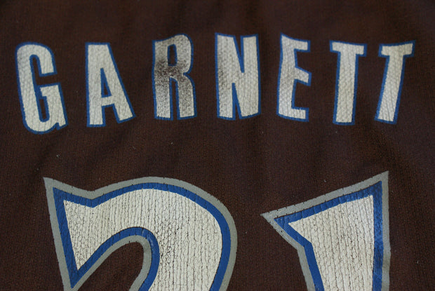 Maillot basket rétro Timberwolves Minnesota N°21 Garnett NBA