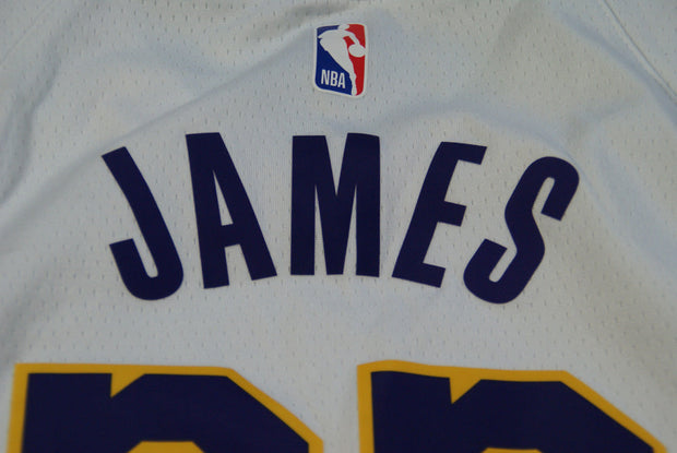 Maillot basket rétro Lakers Los Angeles N°23 James enfant NBA