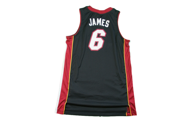 Maillot basket rétro Heat Miami N°6 James enfant NBA