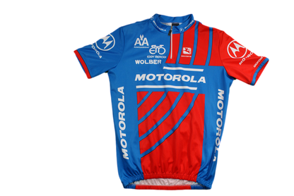 Maillot vélo vintage Giordana Motorola American Airlines Eddy Merckx Wolber