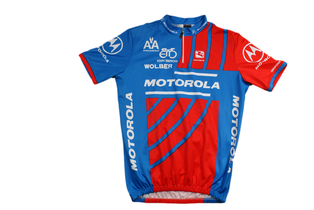 Maillot vélo vintage Giordana Motorola American Airlines Eddy Merckx Wolber