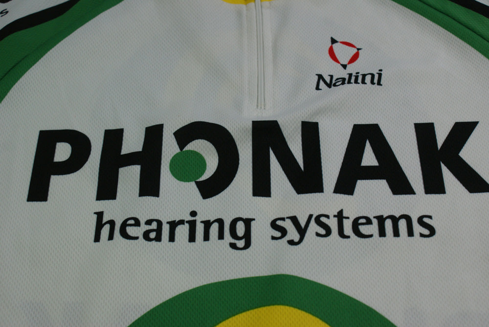 Maillot cyclisme rétro Nalini Phonak BMC