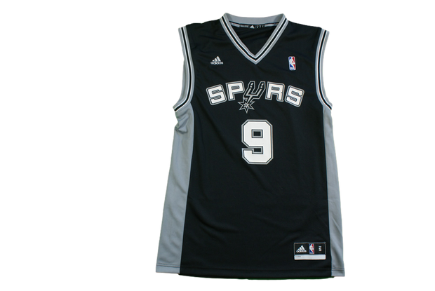 Maillot basket rétro Spurs San Antonio N°9 Parker NBA