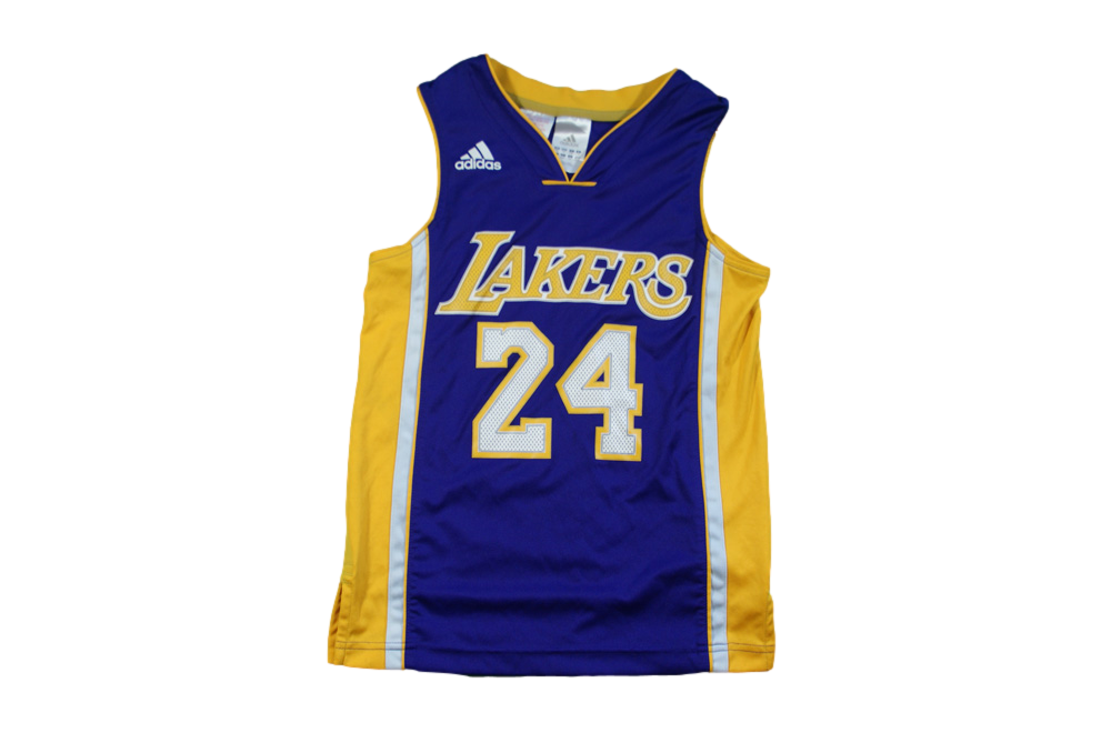 Maillot basket rétro Lakers Los Angeles N°24 Bryant enfant NBA