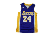 Maillot basket rétro Lakers Los Angeles N°24 Bryant enfant NBA