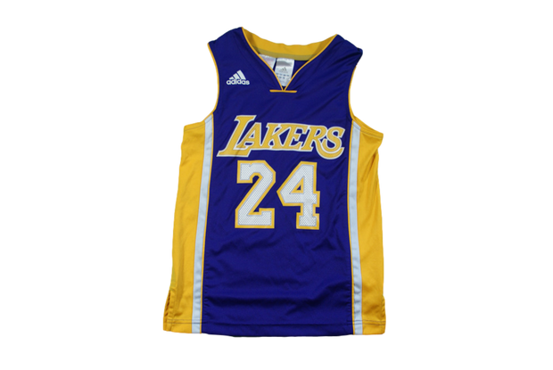 Maillot basket rétro Lakers Los Angeles N°24 Bryant enfant NBA