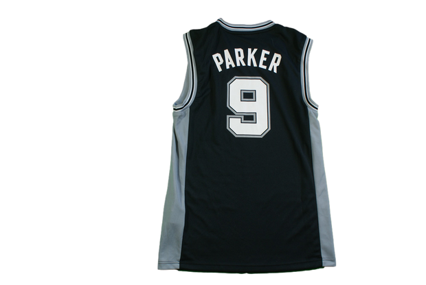 Maillot basket rétro Spurs San Antonio N°9 Parker NBA