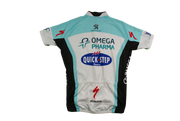 Maillot vélo rétro Vermarc Omega Pharma Quick Step UCI Jonom Peugeot