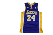 Maillot basket vintage Lakers Los Angeles N°24 Bryant enfant NBA
