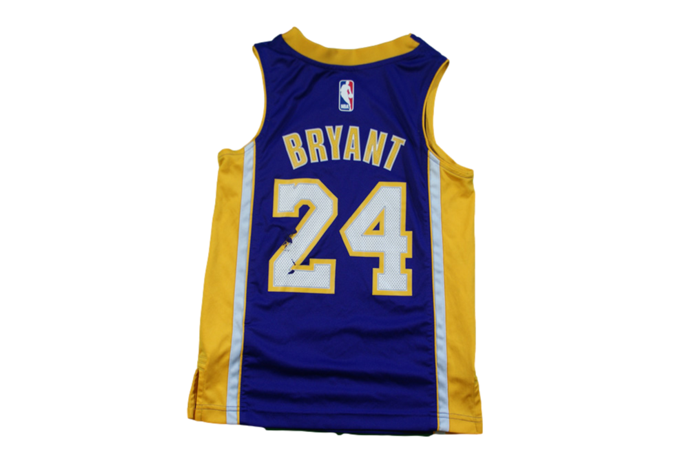Maillot basket rétro Lakers Los Angeles N°24 Bryant enfant NBA