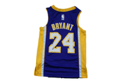 Maillot basket rétro Lakers Los Angeles N°24 Bryant enfant NBA