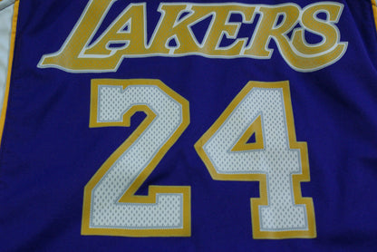 Maillot basket vintage Lakers Los Angeles N°24 Bryant enfant NBA