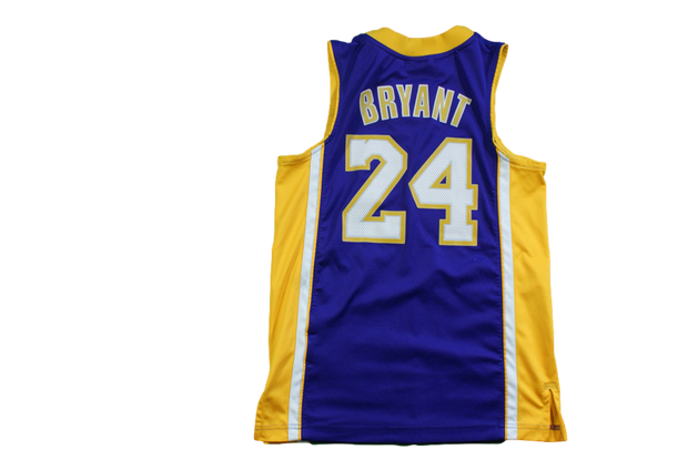 Maillot basket vintage Lakers Los Angeles N°24 Bryant enfant NBA