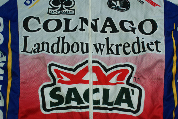 Maillot vélo rétro Vermarc Colnago Sacla Olympus Elite Colombus