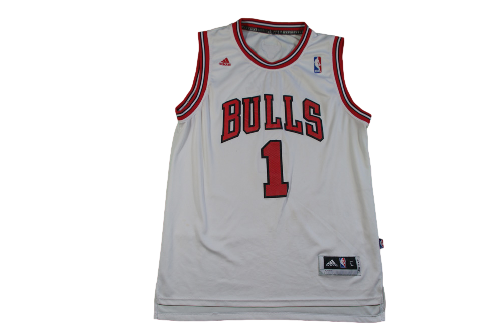 Maillot basket rétro Bulls Chicago N°1 Rose NBA