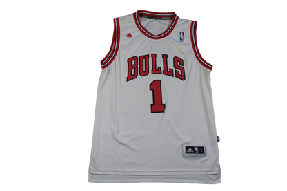 Maillot basket rétro Bulls Chicago N°1 Rose NBA