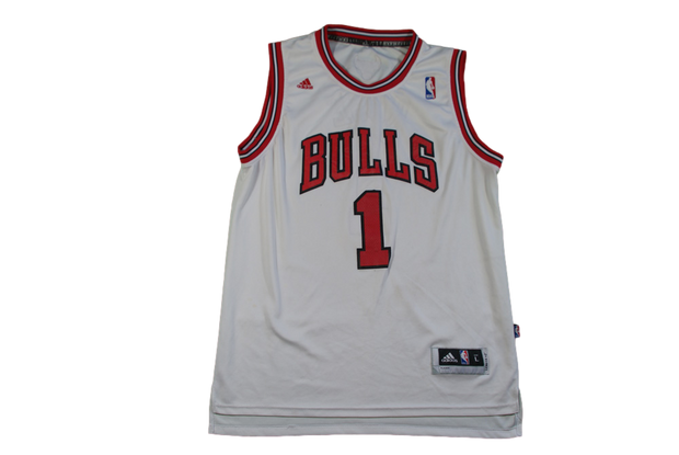 Maillot basket rétro Bulls Chicago N°1 Rose NBA