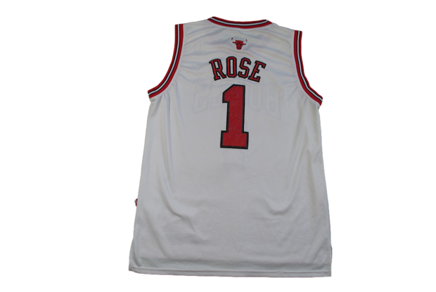 Maillot basket rétro Bulls Chicago N°1 Rose NBA