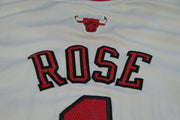 Maillot basket rétro Bulls Chicago N°1 Rose NBA