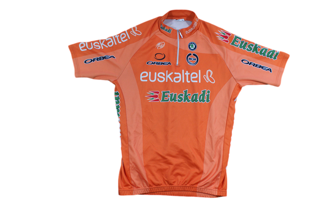 Maillot vélo rétro Moa Auskaltel Euskadi Orbea Skoda UCI