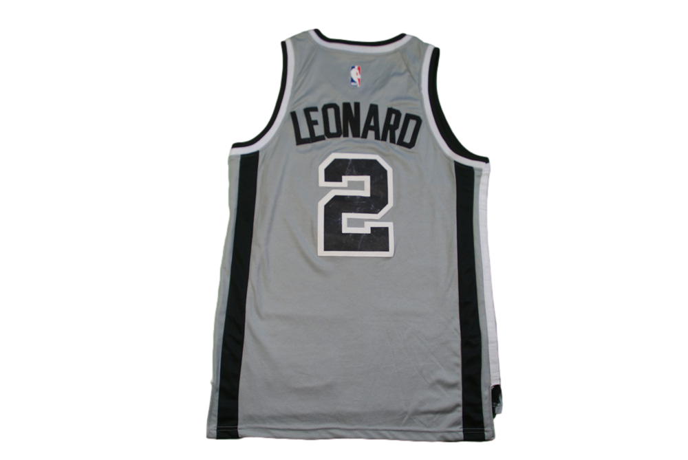 Maillot basket rétro Spurs San Antonio N°2 Leonard NBA