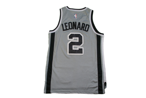 Maillot basket rétro Spurs San Antonio N°2 Leonard NBA