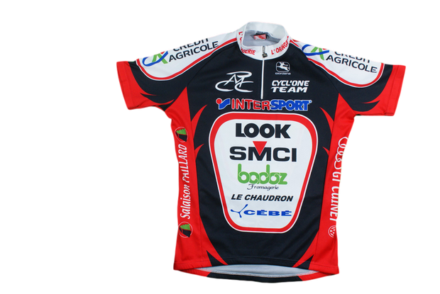 Maillot cyclisme rétro Giordana Intersport Crédit Agricole Look