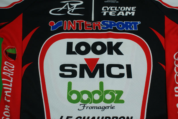 Maillot cyclisme rétro Giordana Intersport Crédit Agricole Look