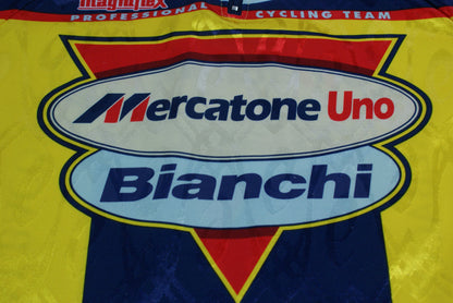 Maillot cyclisme rétro Asics Mercatone Uno Albacom Bianchi