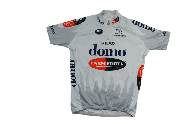 Maillot vélo rétro Vermarc Farm Frites Eddy Merckx Latexco Domo