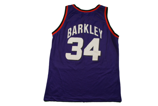 Maillot basket vintage Suns Phoenix N°34 Barkley NBA