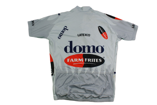 Maillot vélo rétro Vermarc Farm Frites Eddy Merckx Latexco Domo