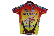 Maillot cyclisme vintage Vermarc Lotto Euro Millions Creyf's