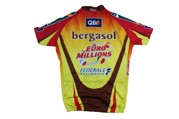 Maillot cyclisme vintage Vermarc Lotto Euro Millions Creyf's