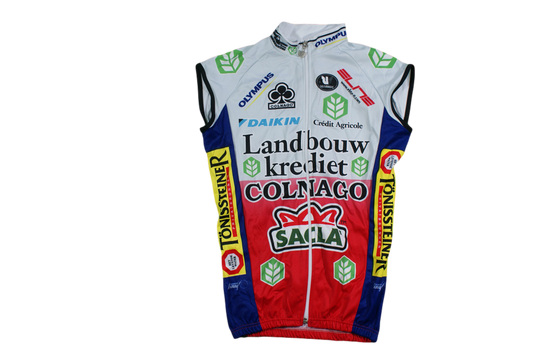 Maillot vélo rétro Vermarc Colnago Olympus Crédit Agricole