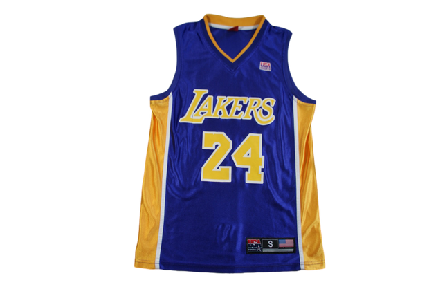 Maillot basket rétro Lakers Los Angeles N°24 Bryant