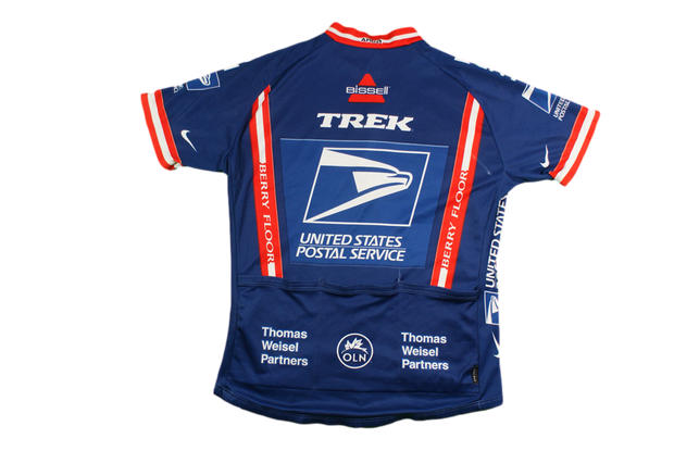 Maillot cyclisme rétro Nike United States postal service Subaru OLN Visa Berry Floor