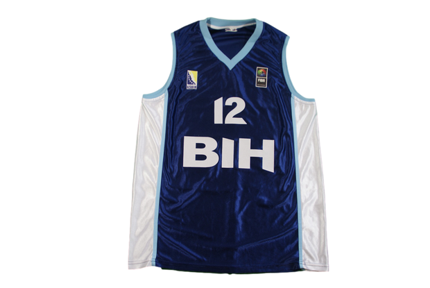 Maillot basket rétro KSBIH N°12 Teletovic FIBA