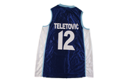 Maillot basket rétro KSBIH N°12 Teletovic FIBA