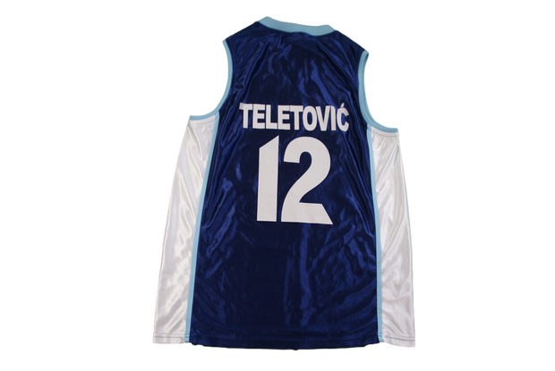 Maillot basket rétro KSBIH N°12 Teletovic FIBA